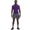 imageUnder Armour Mens HeatGear Compression Sleeveless TShirtPurpleWhite