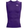 imageUnder Armour Mens HeatGear Compression Sleeveless TShirtPurpleWhite