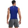 imageUnder Armour Mens HeatGear Compression Sleeveless TShirtRoyal Blue 400White