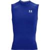 imageUnder Armour Mens HeatGear Compression Sleeveless TShirtRoyal Blue 400White