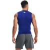 imageUnder Armour Mens HeatGear Compression Sleeveless TShirtRoyalWhite