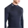 imageUnder Armour Mens Heatgear Armour Mock Long Sleeve TshirtBlackWhite
