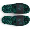 imageUnder Armour Mens Ignite Pro Slide Sandal001 BlackCoastal TealCoastal Teal
