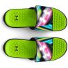 imageUnder Armour Mens Ignite Pro Slide Sandal002 BlackLime SurgeWhite