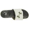 imageUnder Armour Mens Ignite Pro Slide Sandal301 White ClayMod GrayMarine Od Green