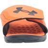 imageUnder Armour Mens Ignite Pro Slide Sandal801 Orange BlastDownpour GrayDownpour Gray