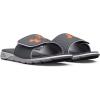 imageUnder Armour Mens Ignite Pro Slide SandalPitch GrayWhiteOrange Blast