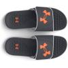 imageUnder Armour Mens Ignite Pro Slide SandalPitch GrayWhiteOrange Blast