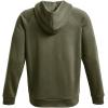 imageUnder Armour Mens Rival Fleece Full Zip Hoodie390 Marine Od Green   White