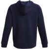 imageUnder Armour Mens Rival Fleece Full Zip Hoodie410 Midnight Navy   White