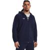 imageUnder Armour Mens Rival Fleece Full Zip Hoodie410 Midnight Navy   White