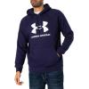 imageUnder Armour Mens Rival Fleece Logo Hoodie410 Midnight Navy   White