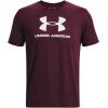 imageUnder Armour Mens Sportstyle Logo ShortSleeve TShirt602 Dark Maroon   Black