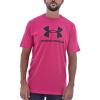 imageUnder Armour Mens Sportstyle Logo ShortSleeve TShirtExuberant Pink 671Black