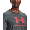 imageUnder Armour Mens Sportstyle Logo ShortSleeve TShirtPitch Gray Medium Heather 013Beta