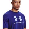 imageUnder Armour Mens Sportstyle Logo ShortSleeve TShirtRegal 415Isotope Blue