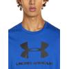 imageUnder Armour Mens Sportstyle Logo ShortSleeve TShirtTech Blue 432Black