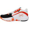 imageUnder Armour Unisex Adult Lockdown 7 Basketball Shoe004 BlackWhiteAres Red