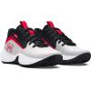 imageUnder Armour Unisex Adult Lockdown 7 Basketball Shoe100 Distant GrayCastlerockRed