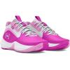 imageUnder Armour Unisex Adult Lockdown 7 Basketball Shoe102 WhiteStellar PinkVivid Magenta
