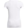 imageUnder Armour Womens HeatGear Armour ShortSleeve TShirt102 White   Black