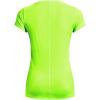 imageUnder Armour Womens HeatGear Armour ShortSleeve TShirt369 Lime Surge   Iridescent