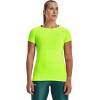 imageUnder Armour Womens HeatGear Armour ShortSleeve TShirt369 Lime Surge   Iridescent