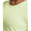 imageUnder Armour Womens HeatGear Armour ShortSleeve TShirt383 Retro Green   White