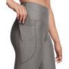 imageUnder Armour Womens HeatGear High Waisted Pocketed Capri020 Charcoal Light Heather   Black