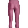 imageUnder Armour Womens HeatGear High Waisted Pocketed Capri669 Pace Pink   Prime Pink