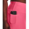 imageUnder Armour Womens HeatGear High Waisted Pocketed Capri683 Pink Shock   White