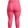 imageUnder Armour Womens HeatGear High Waisted Pocketed Capri683 Pink Shock   White