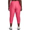 imageUnder Armour Womens HeatGear High Waisted Pocketed Capri683 Pink Shock   White