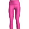 imageUnder Armour Womens HeatGear High Waisted Pocketed Capri686 Astro Pink   Black
