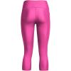 imageUnder Armour Womens HeatGear High Waisted Pocketed Capri686 Astro Pink   Black