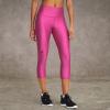 imageUnder Armour Womens HeatGear High Waisted Pocketed Capri686 Astro Pink   Black
