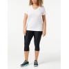 imageUnder Armour Womens HeatGear High Waisted Pocketed CapriBlack 001White