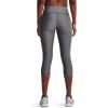 imageUnder Armour Womens HeatGear High Waisted Pocketed CapriCharcoal Light Heather 019White