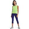 imageUnder Armour Womens HeatGear High Waisted Pocketed CapriRegal 415White