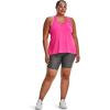imageUnder Armour Womens Heatgear Bike ShortsCharcoal Light Heather 019Metallic Silver