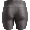 imageUnder Armour Womens Heatgear Bike ShortsCharcoal Light Heather 019Metallic Silver