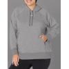 imageUnder Armour Womens Rival Fleece Hoodie025 Castlerock Light Heather   White