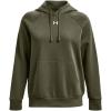 imageUnder Armour Womens Rival Fleece Hoodie390 Marine Od Green   White