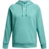 imageUnder Armour Womens Rival Fleece Hoodie482 Radial Turquoise   White