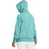 imageUnder Armour Womens Rival Fleece Hoodie482 Radial Turquoise   White