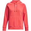 imageUnder Armour Womens Rival Fleece Hoodie690 Venom Red   White