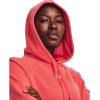 imageUnder Armour Womens Rival Fleece Hoodie690 Venom Red   White