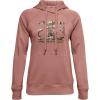 imageUnder Armour Womens Rival Fleece HoodieMocha Rose 661Realtree Edge
