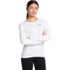 imageUnder Armor Womens Featherweight Fleece Crew101 White   Black