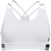 imageUnder Armour Girls Armour HeatGear Mid Impact Sports Bra100 White   Black